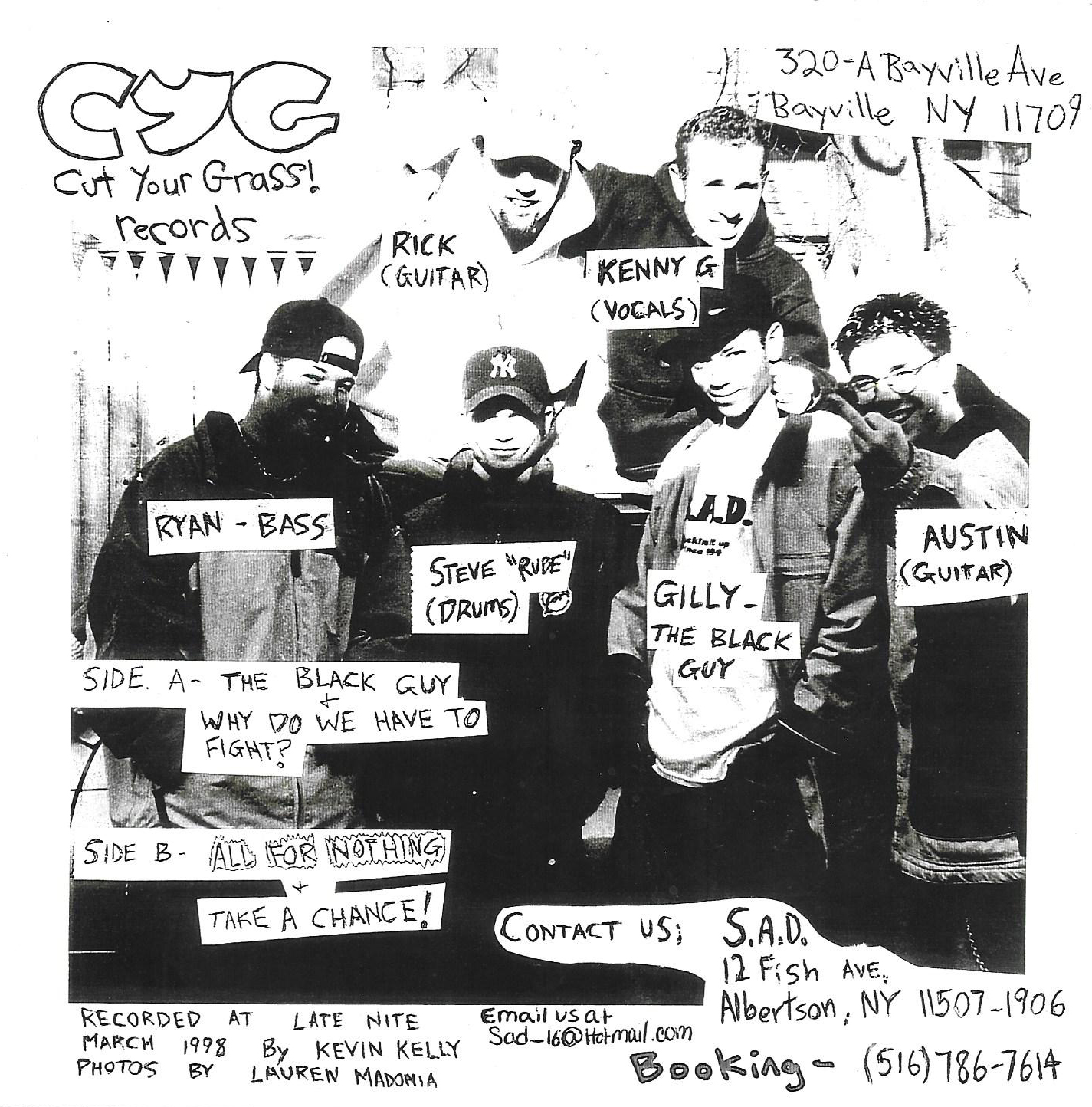 1998 - Oh My Its So Huge... back Cover